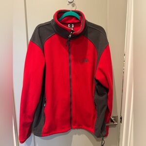 The North Face Men’s Red and Gray Outdoor Jacket